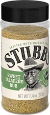 (Free Duty Tax) Stubb's Black Pepper & Smoke Rub, 12.2 oz
