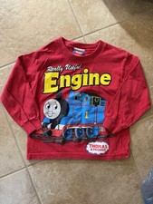 Vintage Y2K Thomas The Train Long Sleeve Shirt Toddler Size 4 2003
