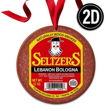 Seltzers Lebanon Bologna Acrylic Christmas Ornament Deli Meat Food Gift 105