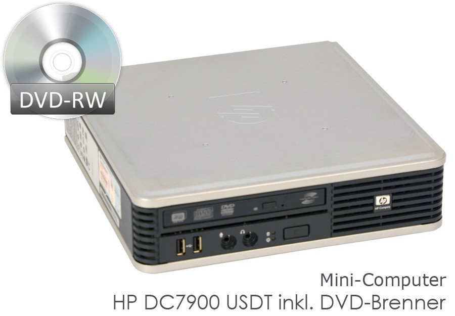 Mini Pc HP Deskpro DC7900 Slim Mini-Computer 2 GB Ram Dvd-Rw 8X