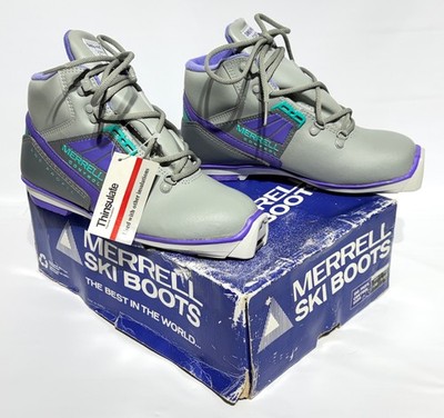 Vintage Merrell Mens SNS Profil Control Ski Boots Size 5-5.5 NWT