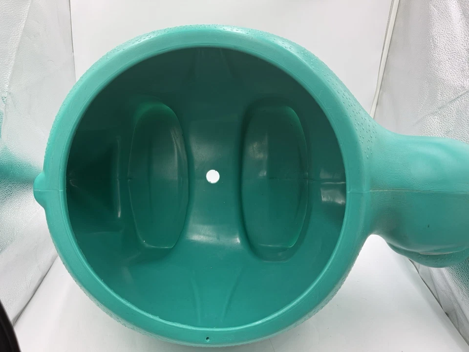 🌟Caja de juguetes vintage de dinosaurio de goma verde azulado para niños en interiores y exteriores 🌟 Foto 2 de 4