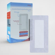 - Bordered Gauze Island Dressing - Wound Dressing - Latex Free - sterile - 8"...