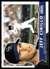 Jeff Cirillo 2001 Fleer Tradition #285 Rockies MLB READ FREE SHIP AutographDen