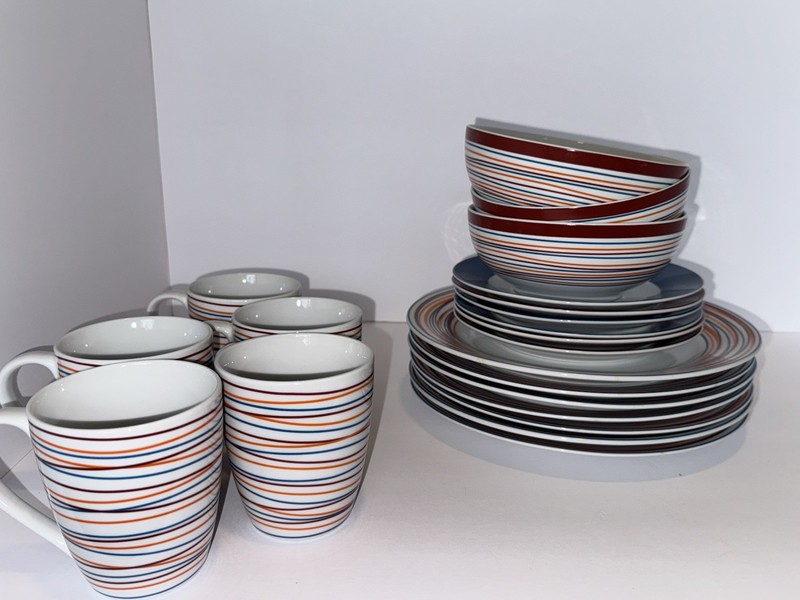 Matching China Set - Teacups, Bowls, Plates