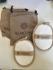 Best Almooni Natural Loofah Exfoliating Body Scrubber Egyptian Shower Set 2