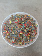 500 Cats Eye Marbles Glass 5/8" Vase Filling Games Sling Shot Ammo 