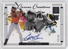 2024 Panini Impeccable Canvas Creations 26/49 Colton Cowser #CCS-CCW Auto 0wc9