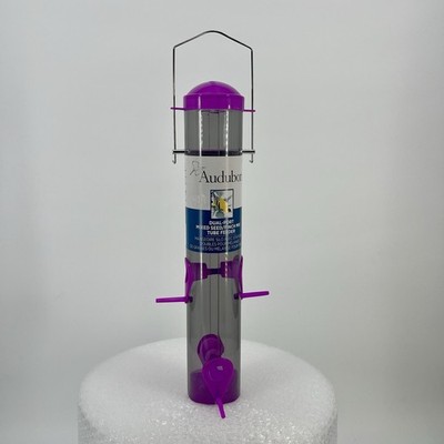Audubon Dual-Port Mixed Seed/Finch Mix Tube Bird Feeder - 23924_NA11502 - NEW