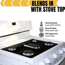 Stove Top Cover Protector PTFE Reusable Washable Heat Resistant Gas Stove Liner