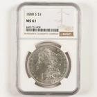 1888-S Morgan Dollar $1 MS61 NGC Better Date 31156