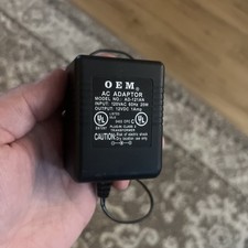 AC POWER ADAPTER AD-121AN 120VAC 60HZ 20W 12VDC 1AMP Class 2 Transformer Power