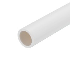 PVC Rigid Round Pipe 15.4mm 5/8 Inch ID 20mm OD 350mm White High Impact ,1PCS