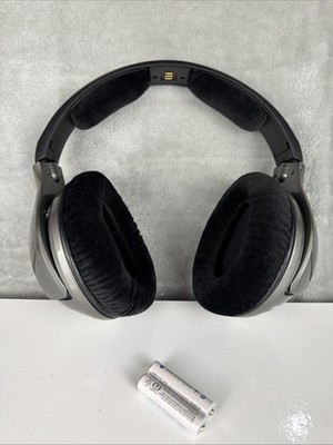 Sennheiser HDR 180 Wireless Headphones ONLY (No Transmitter) Powers On/Untested