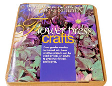 Better Homes Flower Leaf Press Wood Heart Home Collection Hallmark NOS READ/SEE*