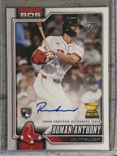 2026 Topps Series 1 Baseball Roman Anthony Flagship Real One Autograph On Card