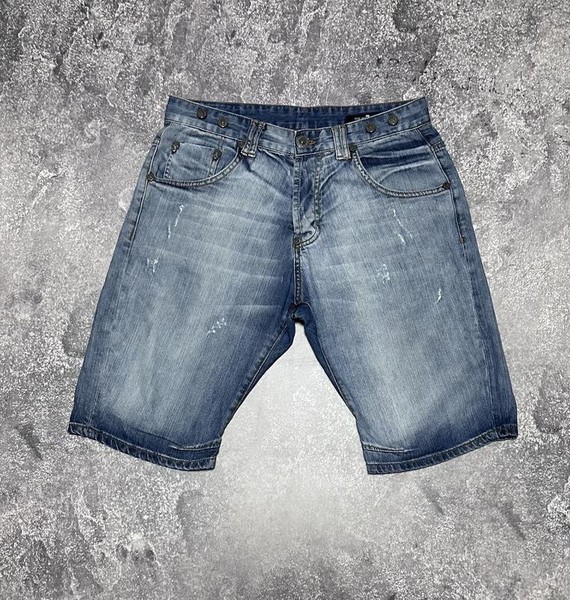 Men Philipp Plein Shorts Navy Denim 34