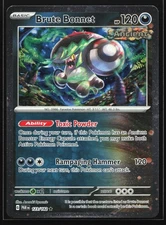 Brute Bonnet 123/182 SV04: Paradox Rift Cosmos Holo Rare Pokemon Card