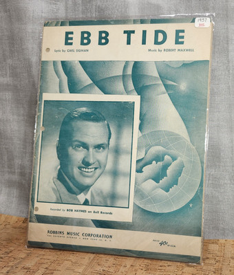 1937 ''Ebb Tide'' Sheet Music