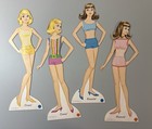 Barbie, Ken, and Midge -- AND -- Francie and Casey Paper Dolls; Vintage 1960s — photo 9