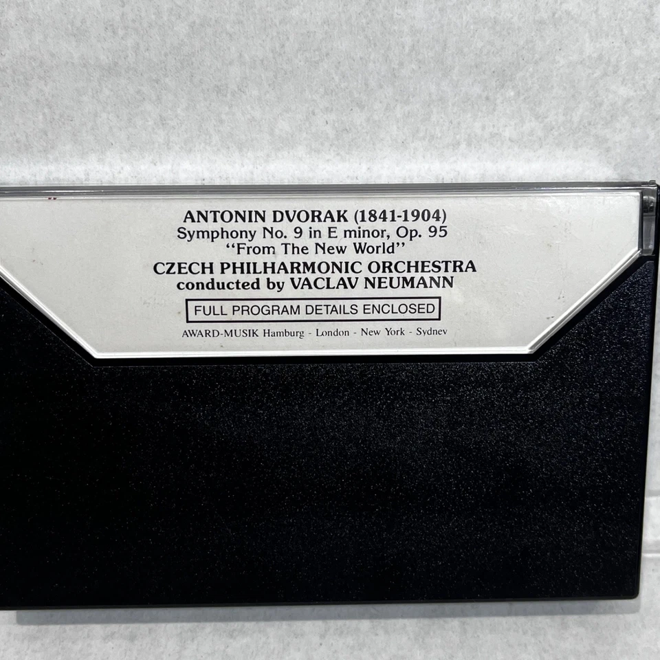 Dvorak New World Symphony Vaclav Neumann Digital Cassette Tape Rare - Image 2 of 4