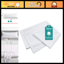 100 Cotton Body Pillowcase - 800 Thread Count, Moisture Absorbent, Breathable C