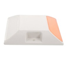Heavy Duty Durable Plastic Reflective Pavement Markers Dual Sided White Markers