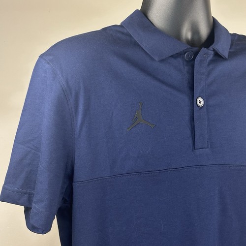Nike Air Jordan Dri-Fit Golf Poloshirt marineblau DQ7905-419 Herren Medium neu mit Etikett - Bild 2 von 9