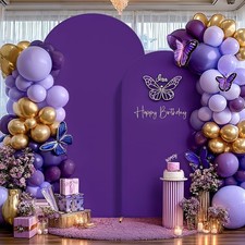 Spandex Fitted Backdrop Covers for Wedding Arch Stand 7.2FT 6FT Options