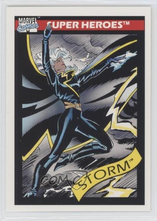1990 Impel Marvel Universe Super Heroes Storm #24 0d08