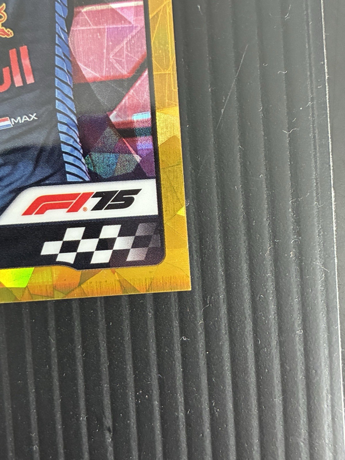 2025 Topps Chrome Sapphire F1 Max Verstappen Driver of the Day Gold /50 view 6