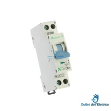 Eaton Pln4-c20/1n Magnetic Thermal Switch 4.5ka 1p+n 1mod. 20a c