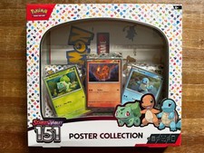 Pokemon TCG Scarlet Violet 151 Poster Collection Box NEW FACTORY SEALED