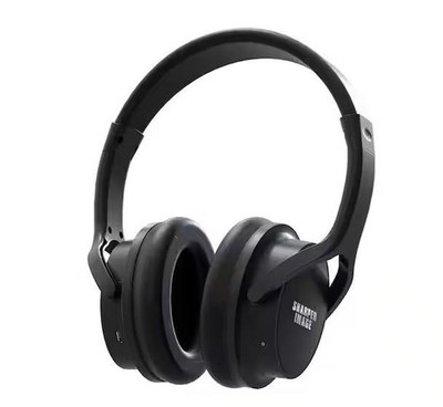 Sharper Image OWN ZONE Wireless TV Headphones 30603 Black New Open Box