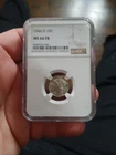 1944-D Mercury Dime 10C NGC MS66FB