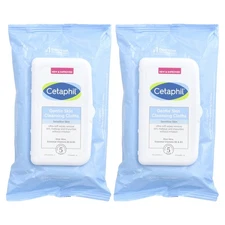 Gentle Skin Cleansing Cloths, Fragrance Free, 2 Packs, 25 Pre-Moistened Cloths