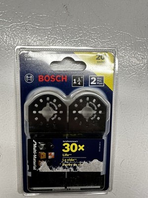 BOSCH Carbide Oscillating, Multi Tool Blades 2-Pack, 1-1/4  Width (OSL114C-2)