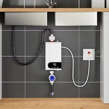 Electric Tankless Instant Hot Water Heater Under Sink Tap Kitchen Bathroom 5500W