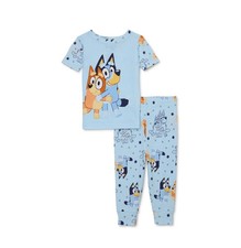 Bluey and Bingo Character Toddler Snug Fit Two-Piece Sleep Set. 5T