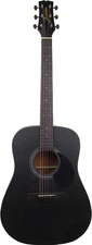 Jasmine S35 Dreadnought Acoustic Guitar - Matte Black