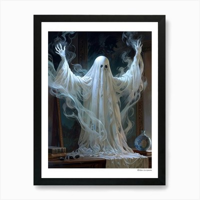 Geist Gemälde Kunstdruck gerahmt Wandbild Poster Leinwanddruck Bild