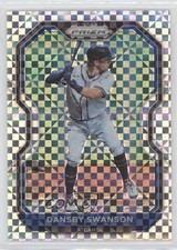 2021 Panini Prizm Tier II Power Plaid Prizm 47/75 Dansby Swanson #168 1ax
