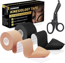 TEAWO Kinesiology Tape 2 Rolls (2in X 16.4Ft) - Waterproof, Hypoallergenic, Late 1.05 per gallon