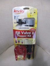 Korky Universal Fill Valve  Flapper Kit - 818MP - SEALED - Made in USA New