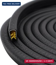 Automotive Door Weather Stripping 20Ft Car Door Rubber Edge Trim Seal Strip Gask