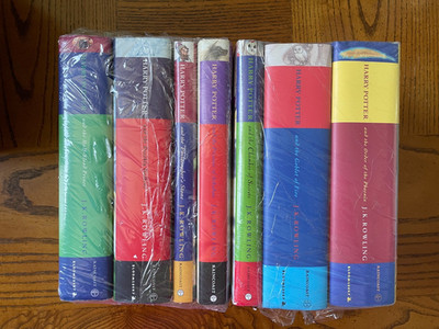 Harry Potter Raincoat Canadian set of 7 books