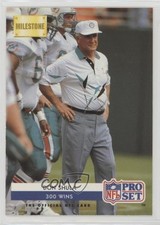 1992 Pro Set Milestone Don Shula #23 HOF 3ud