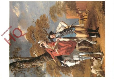 Ansichtskarte; Joseph Wright von Derby, Mr und Mrs Thomas Coltman
