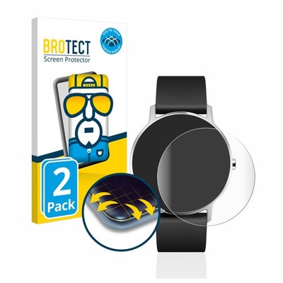 Full-Cover Schutz Folie für Withings Steel HR (36 mm) 3D Curved Edge Display 2x