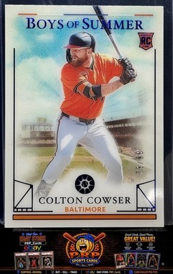Colton Cowser RC - 2024 Panini Boys of Summer Blue /99 #51 Baltimore Orioles
